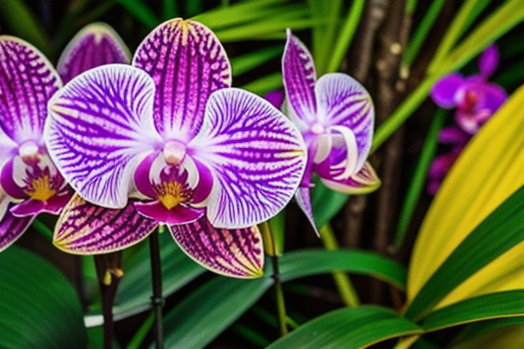 Orquídea saudável
