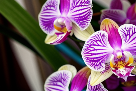 A beautiful orchid in full bloom