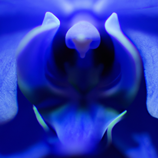 orquídea azul
